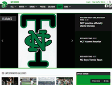 Tablet Screenshot of newcastleathletics.com